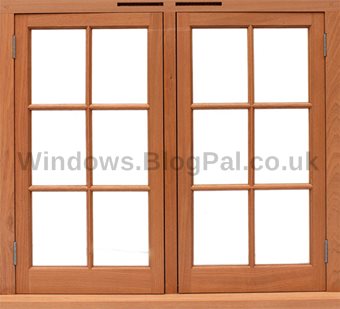 Double glazed windows air vents