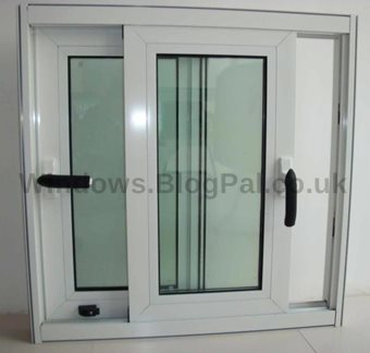 Light oak upvc windows