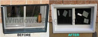 Aluminium clad timber windows